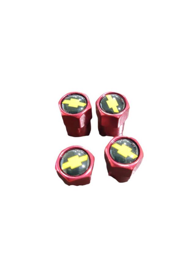 Lastik Sibob Kapak Chevrolet Kırmızı 4 Lü Set Metal Şık - 3