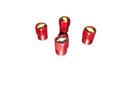 Lastik Sibob Kapak Chevrolet Kırmızı 4 Lü Set Metal Şık - 4