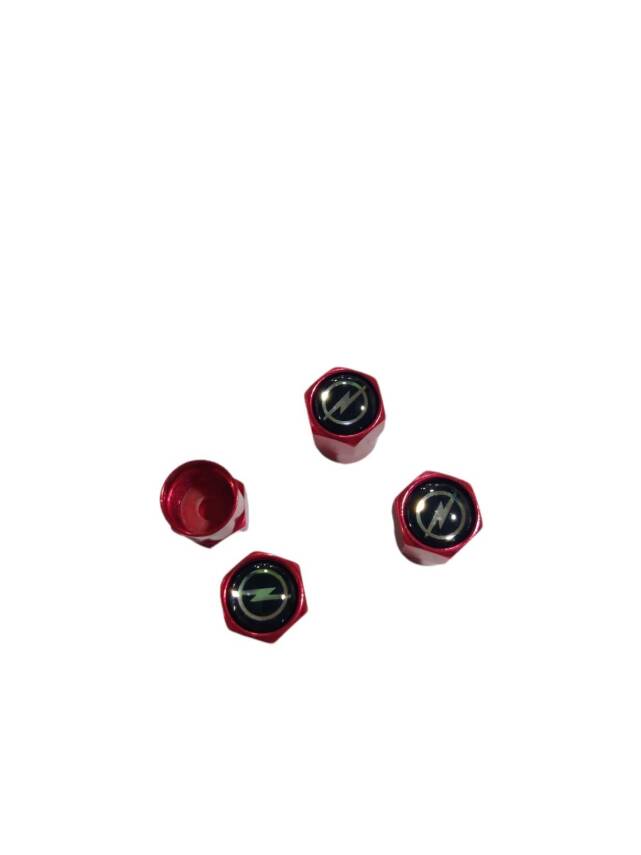 Lastik Sibob Kapak Opel Kırmızı 4 Lü Set Metal Şık - 3