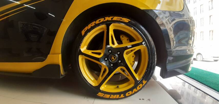 Lastik Yazıları 3 Boyutlu 8 Li Set - 1