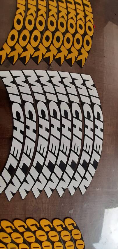 Lastik Yazıları 3 Boyutlu 8 Li Set - 3