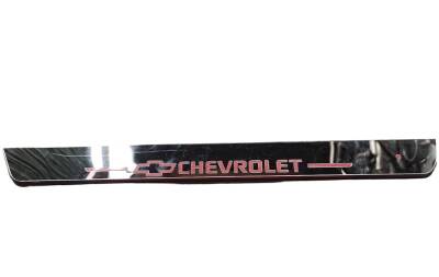 Ledli Kapı Eşik 2 Li Pilli Set Chevrolet Mavi - 2