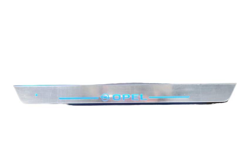 Ledli Kapı Eşik 2 Li Pilli Set Opel Gri - 2