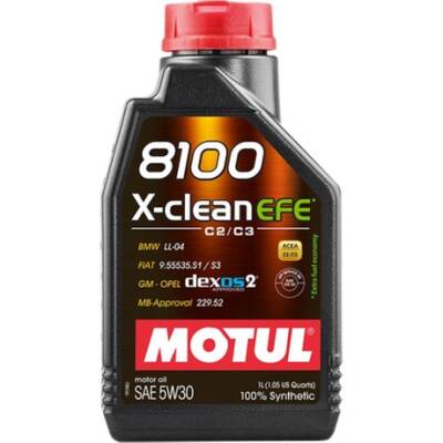 Motul 8100 X-Clean Efe 5W30 1 Litre Dexos2 Motor Yağ - MOTUL