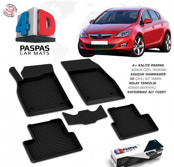 Opel Astra J 4D Havuzlu Paspas Omsa - 1