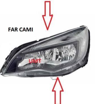 Opel Astra J Far Camı Sol Ledsiz Tip - 1