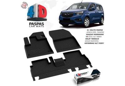 Opel Combo E 4D Havuzlu Paspas Omsa - 2
