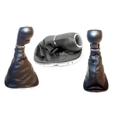 Opel Corsa D 5 İleri Krom Çerçeve Topuzlu Vites Körüğü - İTHAL