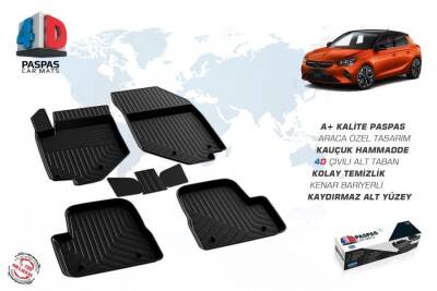 Opel Corsa F 4D Havuzlu Paspas Omsa - 2