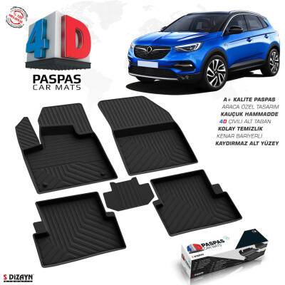 Opel Grandland X 4D Havuzlu Paspas Omsa - OMSA