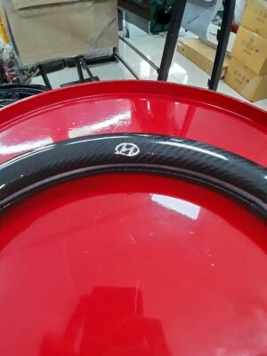 Özel Tasarım İthal M Direksiyon Kılıfı Hyundai Kırmızı - 2