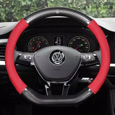 Özel Tasarım İthal M Direksiyon Kılıfı Wv Kırmızı - 2