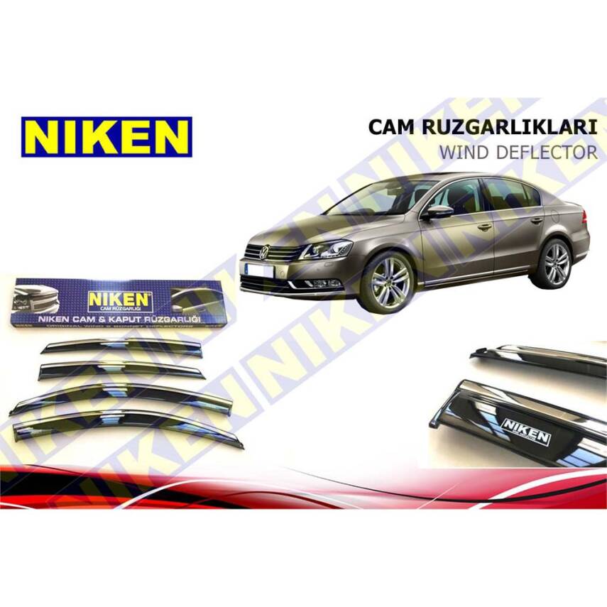 Passat B7 2011-2014 Kromlu Cam Rüzgarlığı Niken - 1