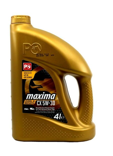 Petrol Ofisi Maxima Cx 5W/30 4 Lt Motor Yağ Partikül - 1