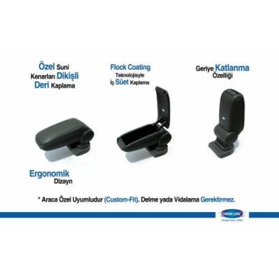 Peugeot 208 Siyah Kol Dayama Omsa - UMT AUTO PARTS