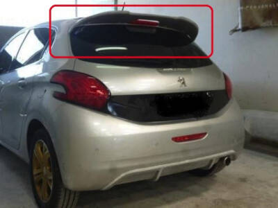 Peugeot 208 Spoiler Cam Üstü - 4