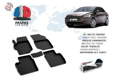 Peugeot 301 4D Paspas Siyah Omsa 2013- - OMSA