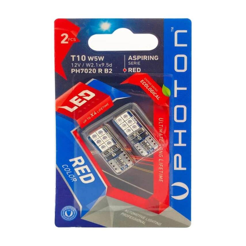 Photon T10 Kırmızı Blister Ph7020 R B2 - 1