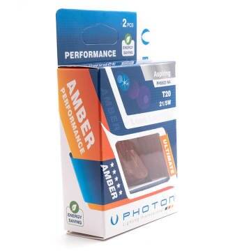 Photon T20 21/5W 12V Çift Devre Naturel Amber Takım - 1