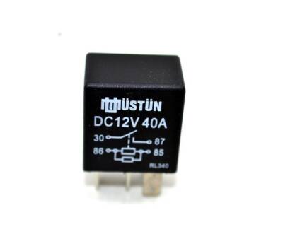 Role Mikro 5 Ayak Siyah 12V 40A Üstün - YERLI