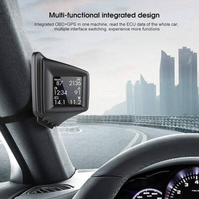 Sanal Gösterge Paneli Hud Head Up Display Obd Sistem Yan Direk Obd - 2