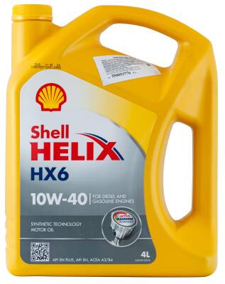 Shell Helıx Hx6 10W-40 4Lt Motor Yağ - SHELL