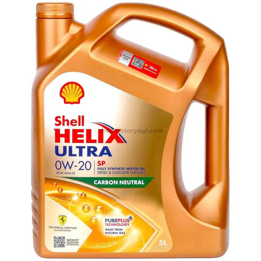 Shell Helix Ultra Sp 0W/20 5 Lt Motor Yağ - 1