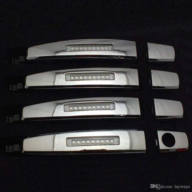 Ledli Kapı Kolu Cruze Aveo Sinyalli Park Modlu Drl 8 Prc Set - 7