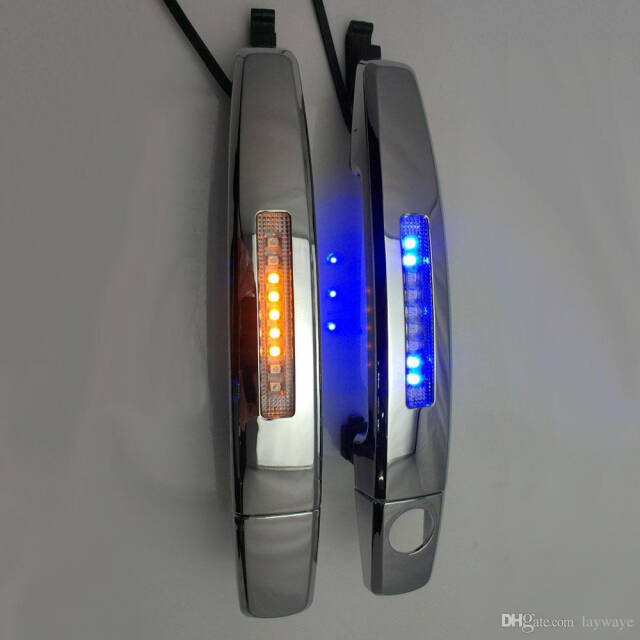 Ledli Kapı Kolu Cruze Aveo Sinyalli Park Modlu Drl 8 Prc Set - 1