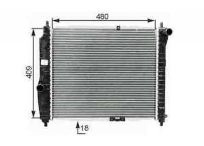 Su Radyatörü Kalos Aveo Man 1.2 1.4 8V Brazing İthal - VEKA