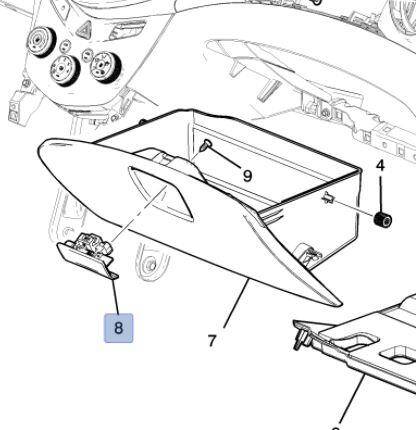 Torpido Kilidi Aveo T300 2011 Sonrası - 1