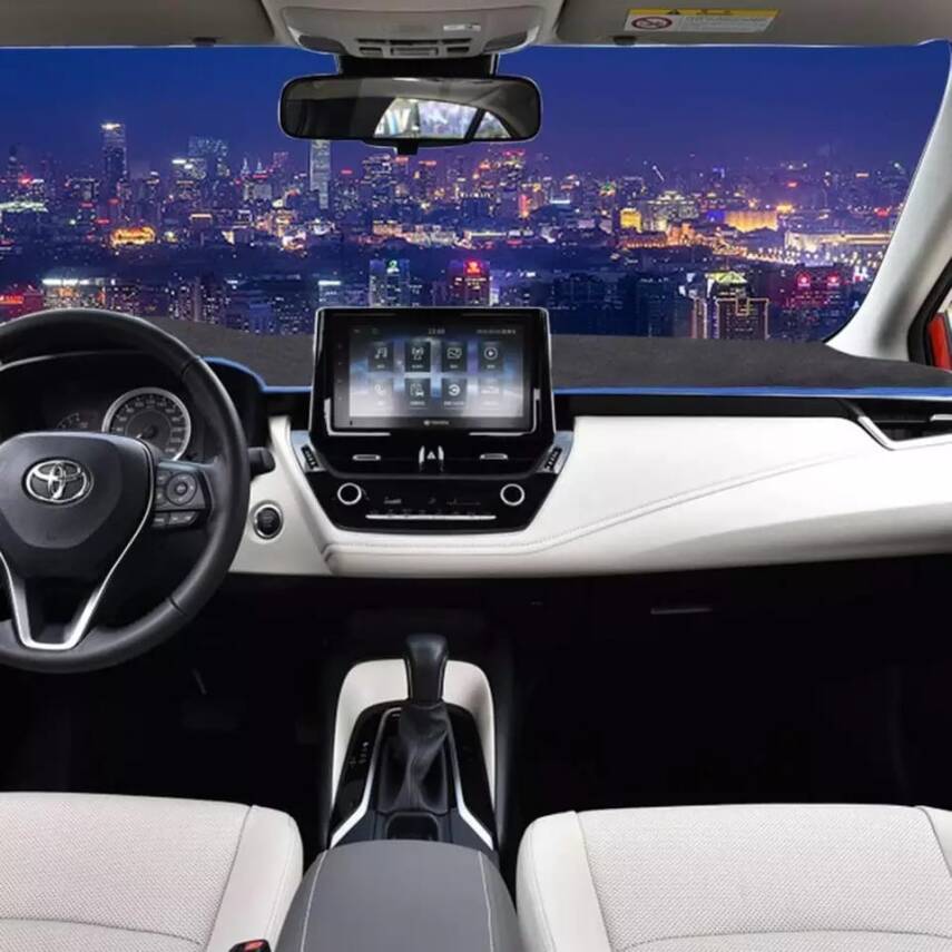 Torpido Üstü Örtü Corolla 2019- İthal Malzeme Kırmızı - 7