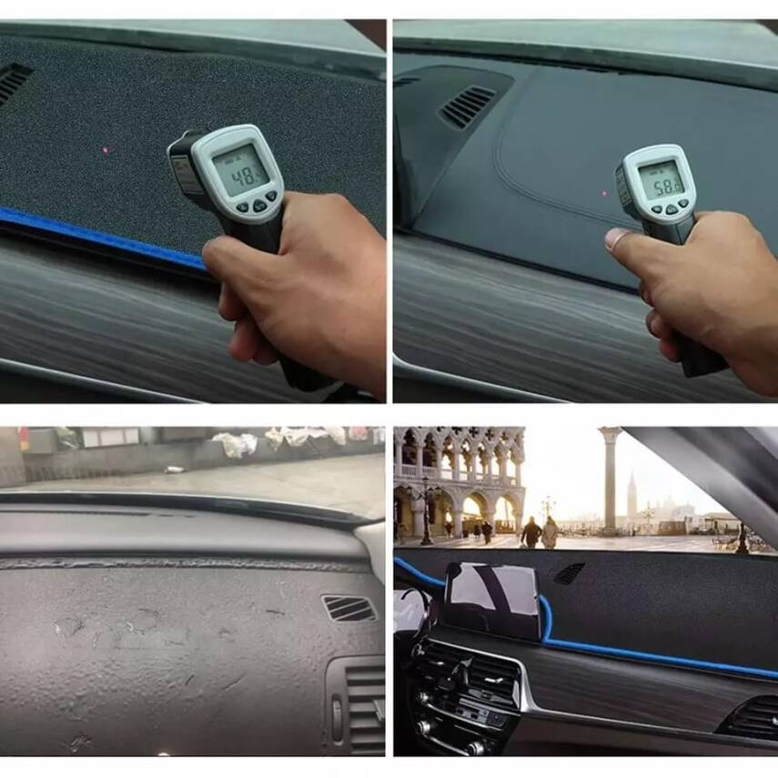 Torpido Üstü Örtü Corolla 2019- İthal Malzeme Kırmızı - 8