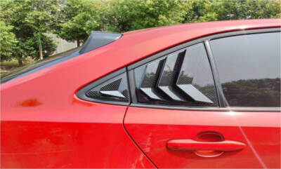 Toyota Corolla 2019 Arka Kelebek Cam Kaplama Spoiler Mat Siyah - 2