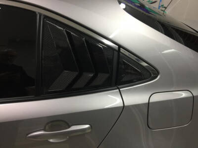 Toyota Corolla 2019 Arka Kelebek Cam Kaplama Spoiler Mat Siyah - 3