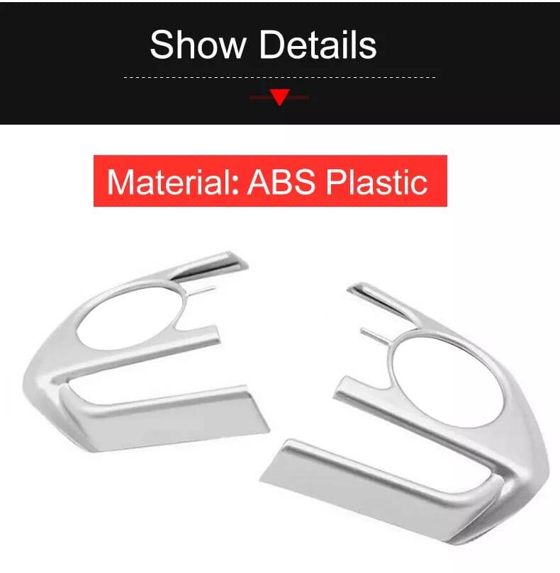 Toyota Corolla 2019 Sonrası E210 Kasa Direksiyon Tuş Kontrol Kapak 2 Li Set Gri - 3