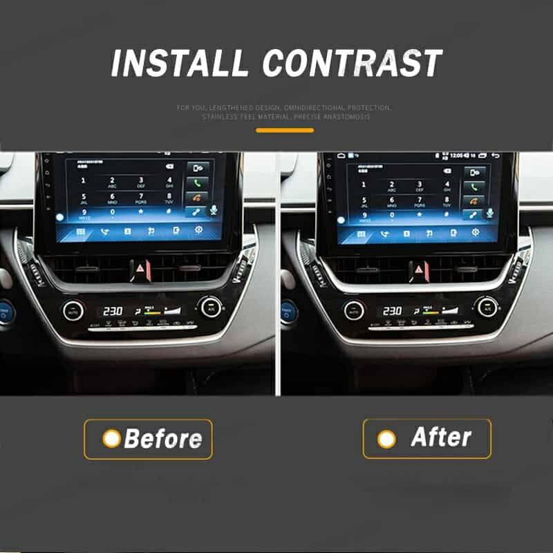 Toyota Corolla 2019 Sonrası E210 Kasa Teyp Altı Kaplama Gri Renk - 1