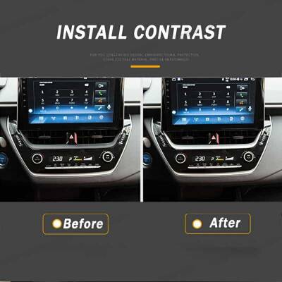 Toyota Corolla 2019 Sonrası E210 Kasa Teyp Altı Kaplama Karbon Renk - 1