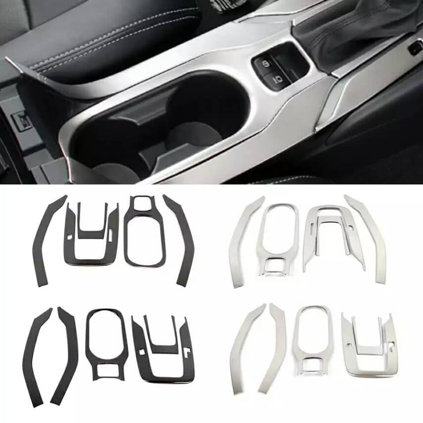 Toyota Corolla 2019 Sonrası E210 Kasa Vites Etrafı Kaplama Set Gri - 6