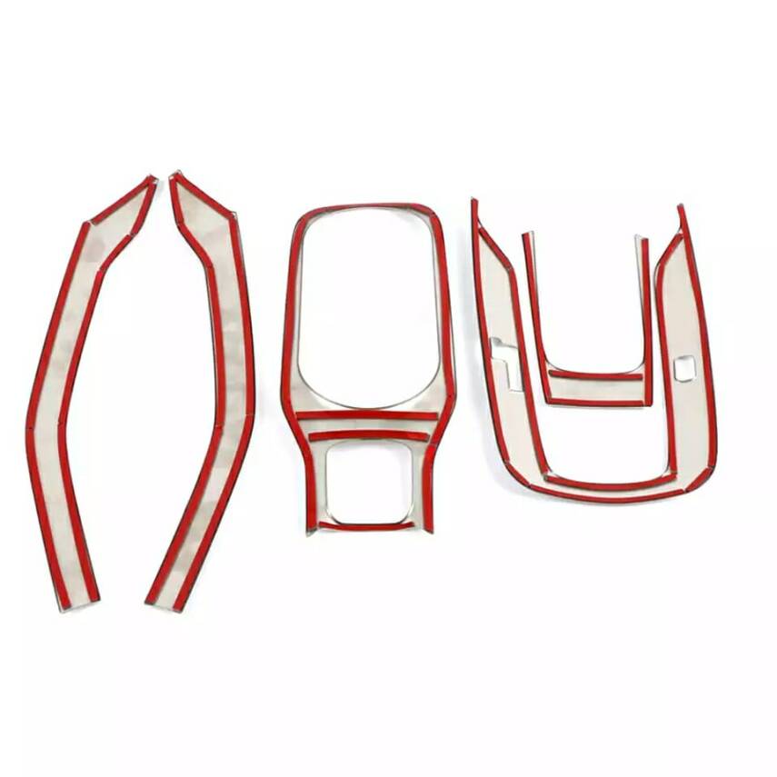 Toyota Corolla 2019 Sonrası E210 Kasa Vites Etrafı Kaplama Set Siyah - 1