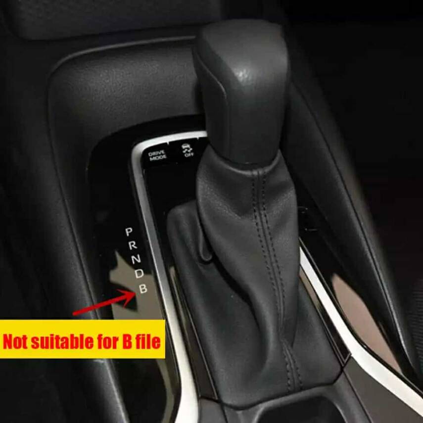 Toyota Corolla 2019 Sonrası E210 Kasa Vites Etrafı Kaplama Set Siyah - 3