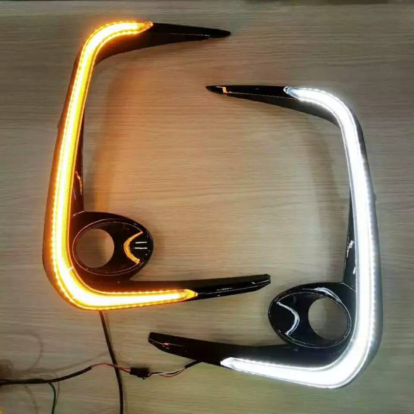 Toyota Corolla 2019 Sonrası Gündüz Led Sis Çerçeve Sinyalli Kayar - 7