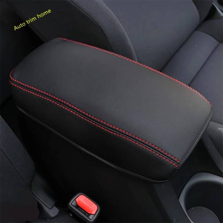 Toyota Corolla 2019 Sonrası Kol Dayama Deri Kılıf Kırmızı - 8