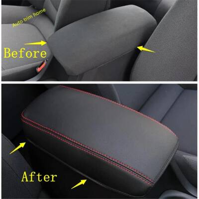 Toyota Corolla 2019 Sonrası Kol Dayama Deri Kılıf Siyah - 4