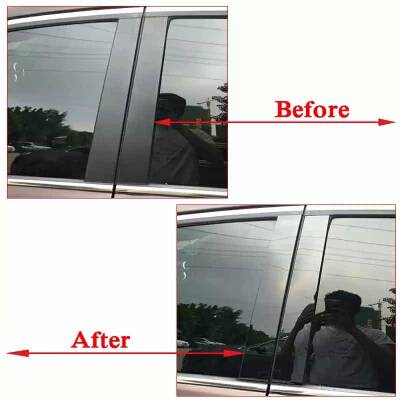 Toyota Corolla 2019 Sonrası Piano Black Kapı Direk Kaplaması 16 Prc - 2