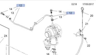 Turbo Yağ Besleme Borusu Captiva - GM