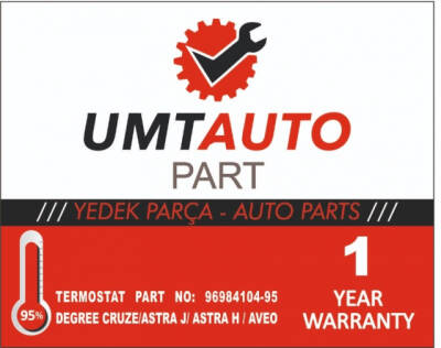 Umt 95 Cruze Astra 1.6 Aveo 1.4 95 Derece Termostat 25199828 - 2