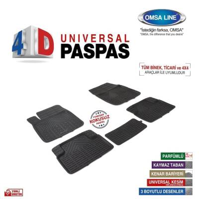 Universal D 4D Havuzlu Paspas Omsa - OMSA