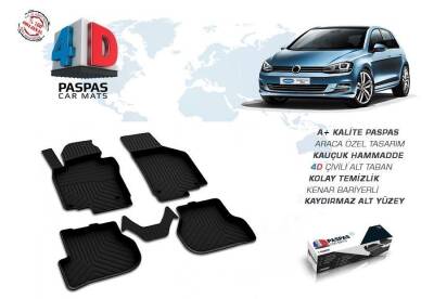 Volkswagen Golf 7 4D Paspas Siyah Omsa 2012- - OMSA