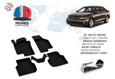 Volkswagen Jetta 6 4D Paspas Siyah Omsa 2012- - OMSA